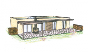 Illustration 3D du modèle de maison GAÏA-PROJECT.