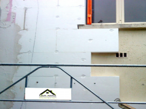 Photo de ravalement de façade.