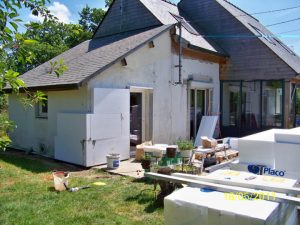 Photo de ravalement de façade.