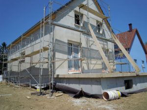 Photo de ravalement de façade.