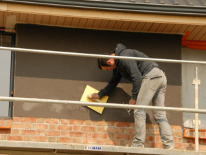 Photo de ravalement de façade.