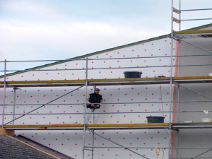 Photo de ravalement de façade.