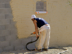 Photo de ravalement de façade.