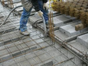 Photo de construction d'une maison où en vois la maçonnerie