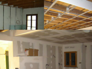 Travaux d'intérieur.