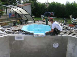 Photo de rénovation en cours.